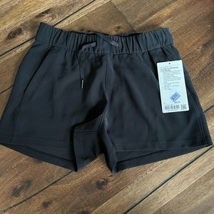 BLACK LULULEMON SHORTS